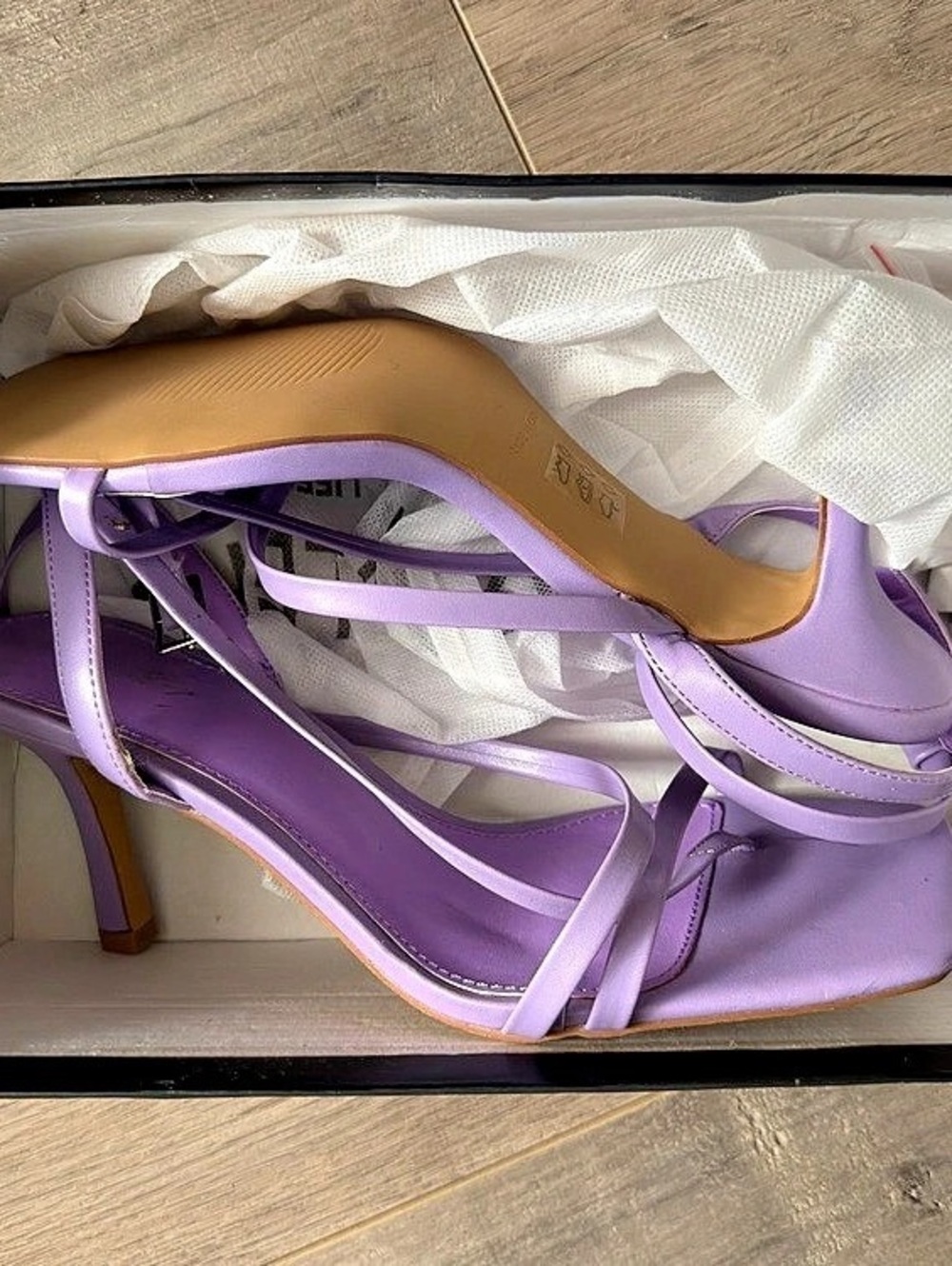 Pretty Little Thing Wide Fit Multi Strap Low Heeled Sandals Multi-Strap